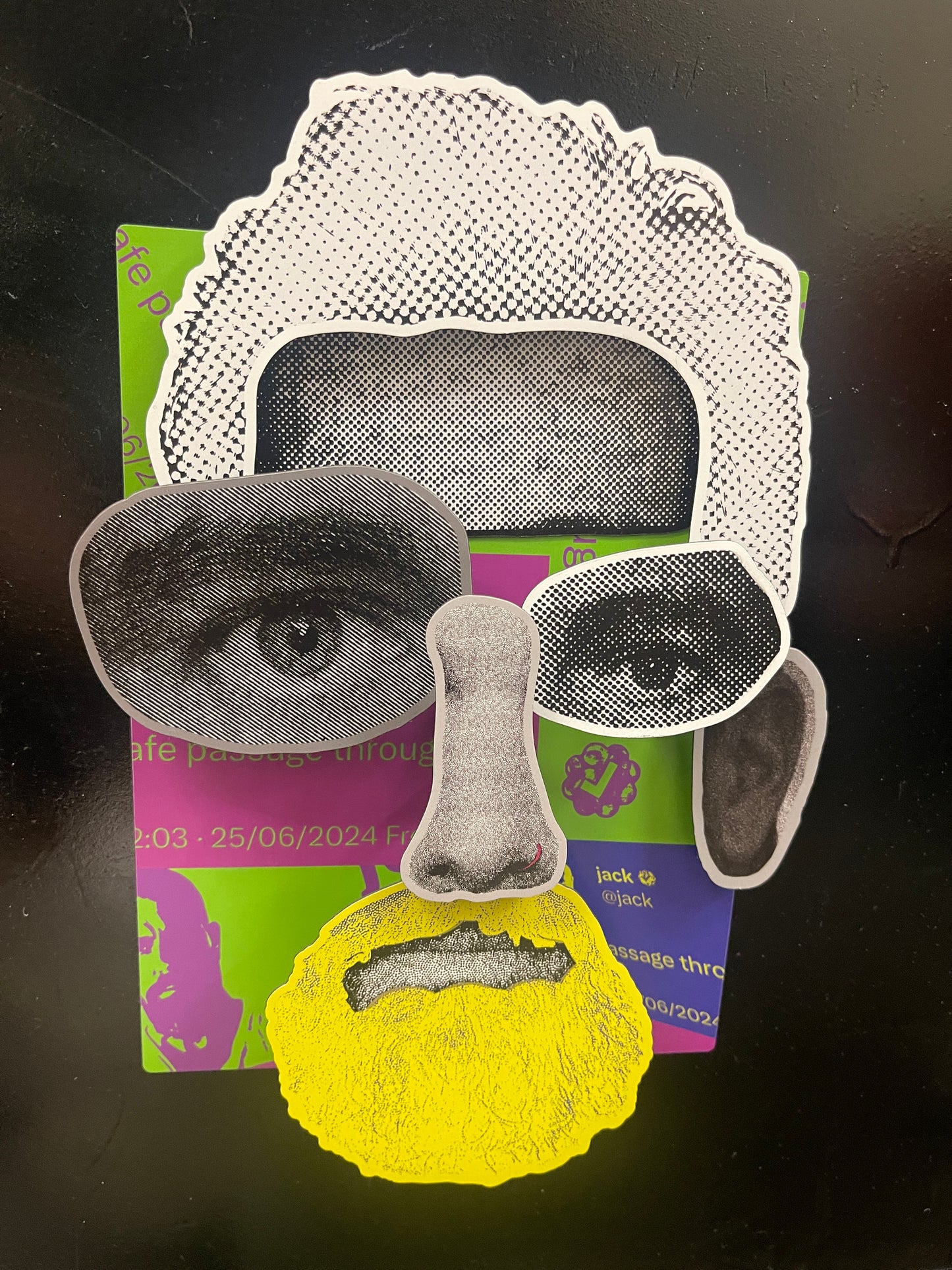 Jack Dorsey - Decentral Eyes 3D Magnetic Portrait