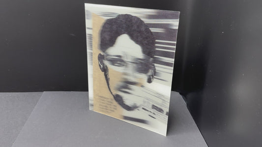Edward Snowden - Stereoscopic 3D Lenticular